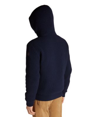 Wool & Cashmere Reversible Full Zip Down Hoodie