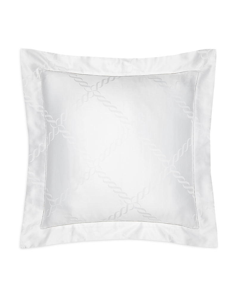 Pratesi Ori Treccia Continental Euro Sham In White