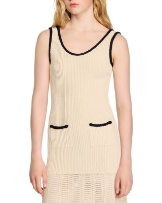 Sandro Boheme Sleeveless Knit Midi Dress | Bloomingdale's