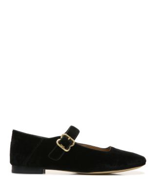 Women's Michaela Square Toe Buckled Mary Jane Flats