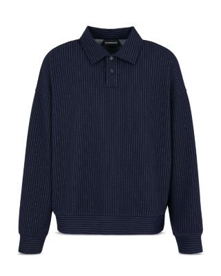 Long Sleeve Polo Sweatshirt