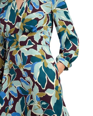 Lea Printed Midi Dress