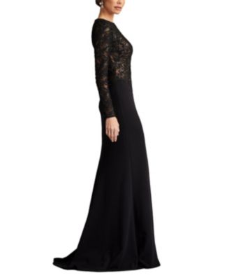 Shika Embroidered Crepe Gown