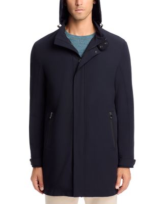 Nylon Rain Coat with Removable Liner