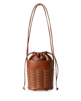 Hereu Pinar Braided Detail Drawstring Bucket Bag