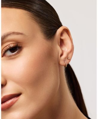 Lab Grown Diamond Earrings - Gold Diamond Earring Set