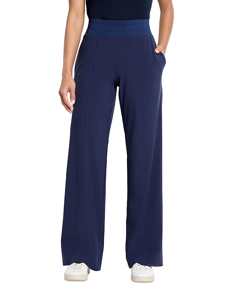 Shop Nic + Zoe Nic+zoe Tech Stretch Pants In Ink