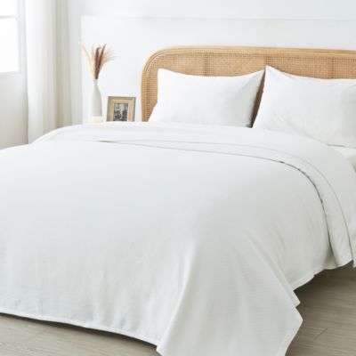 Egyptian Cotton Diamond Blanket, Full/Queen