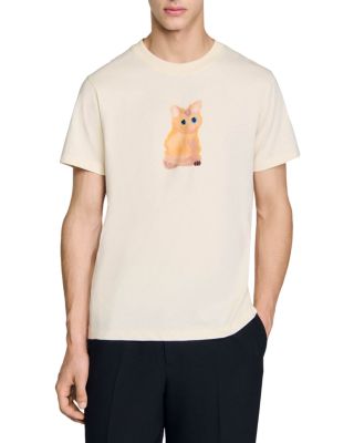 Sandro - Cat Graphic Tee