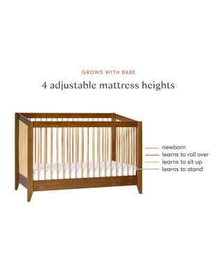 Sprout 4 in 1 Convertible Crib with Toddler Bed Conversion Kit