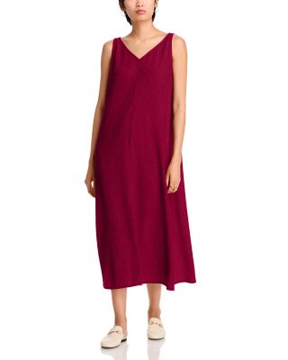 Eileen Fisher - V Neck Sleeveless Dress