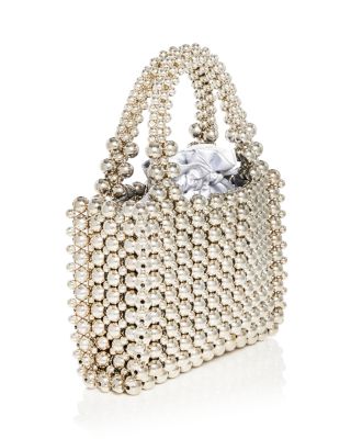 Beaded Top Handle Bag - Exclusive