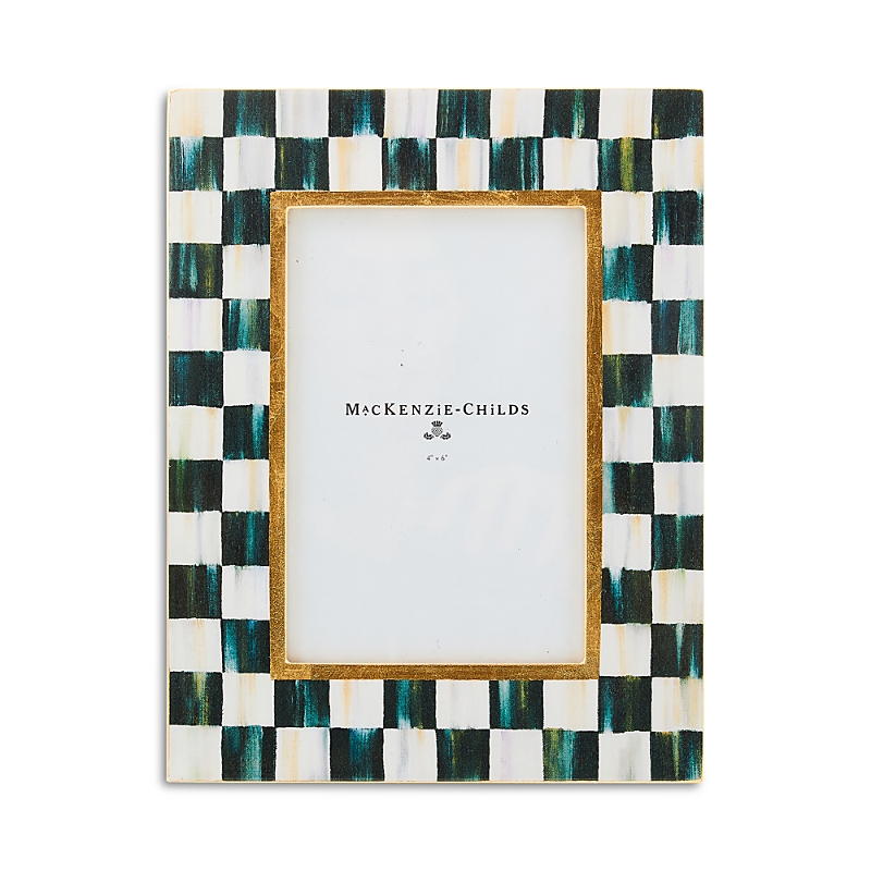 Mackenzie-childs Courtly Check Lacquer Picture Frame, 4" X 6" In Multi
