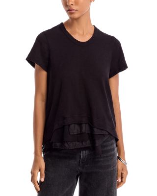 Wilt Boxy Mixed Media Hem Tee