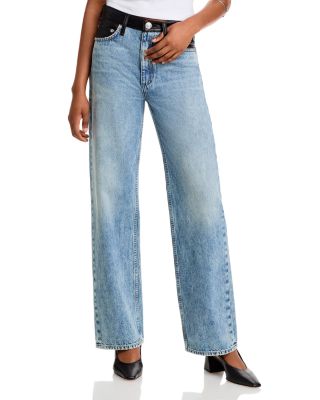 rag & bone - Shea Combo High Rise Straight Jeans in Lefferts