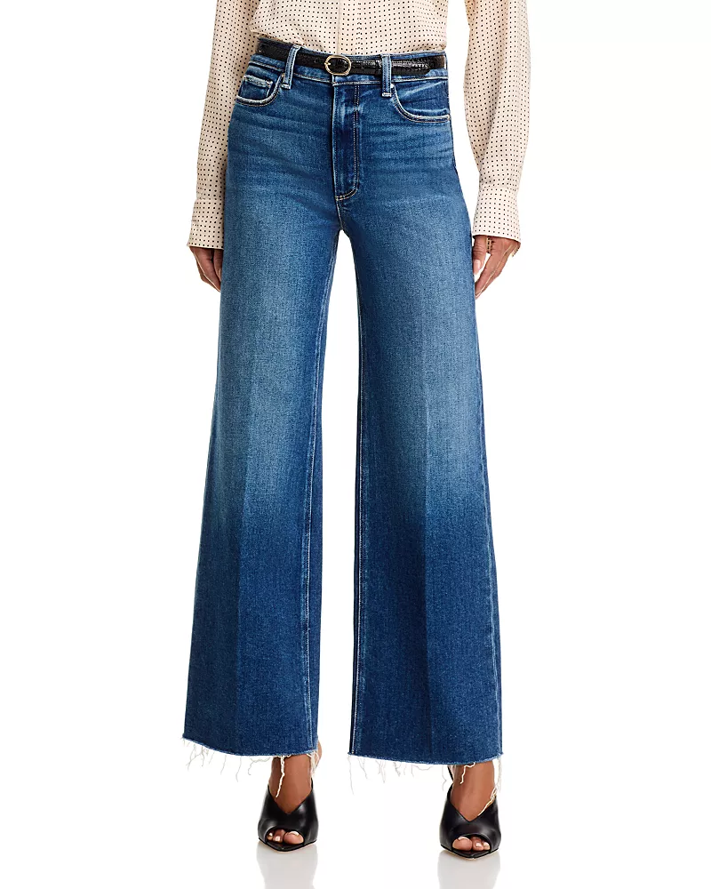 Paige Anessa 31 High Rise Wide Leg Jeans in Arpeggio