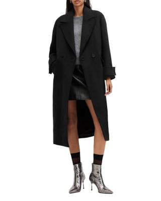 ALLSAINTS - Mabel Double Breasted Oversized Coat