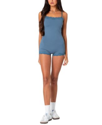 Edikted - Mandi Lace Trim Romper