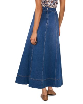 Denim Maxi Skirt