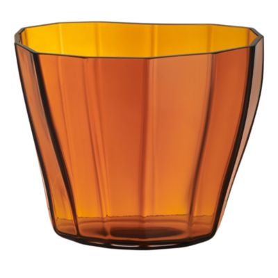Reed Vase Amber, Low