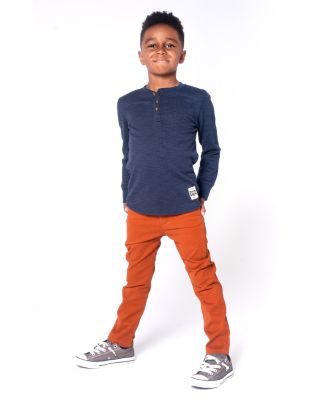 Boys' Craftsman Thermal Henley Top - Little Kid, Big Kid