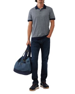 Leeson Cotton Geo Sports Fit Polo Shirt 