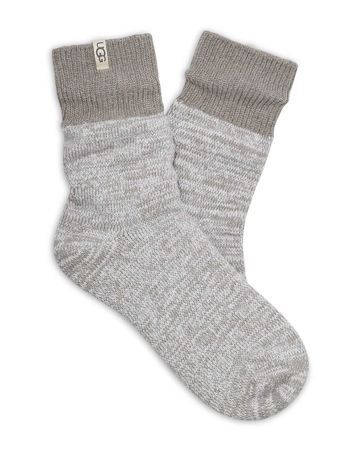 Ugg Rib Knit Slouchy Quarter Socks