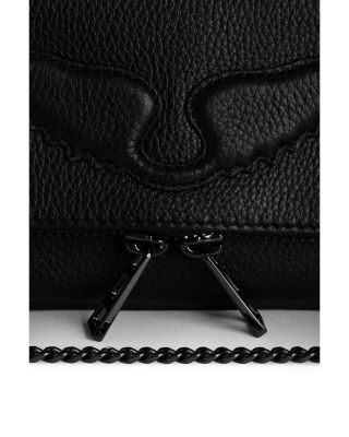 Rock Nano Wings Grained Leather Clutch