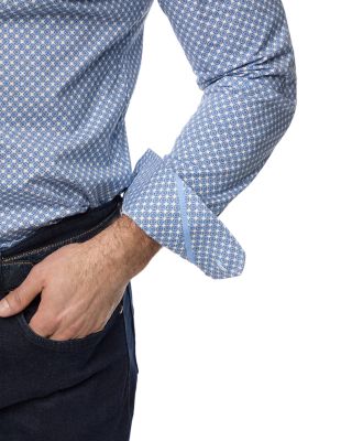 Conall Button Down Printed Shirt