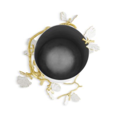 Butterfly Ginkgo Gold Large Vase