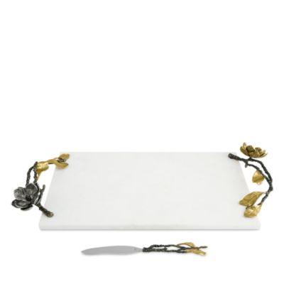 Vintage Bloom Cheeseboard with Knife