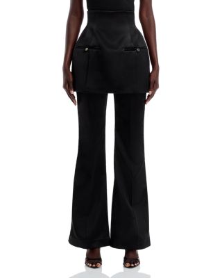 A.W.A.K.E. MODE Layered Skirt Trousers | Bloomingdale's