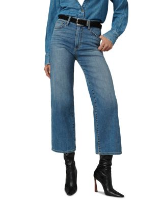 Joe's Jeans - The Blake High Rise Cropped Wide Leg Jeans in No Promise
