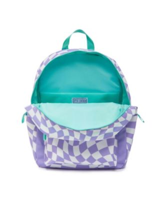 Patched Checkered Backpack
