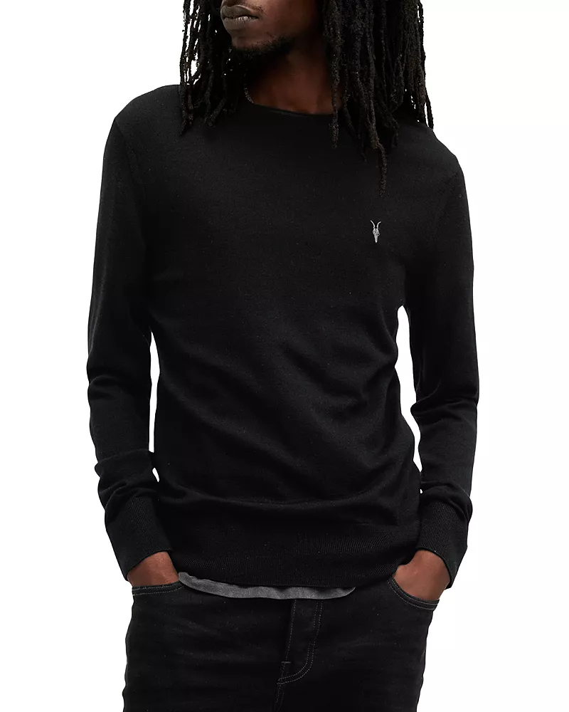 Allsaints Mode Regular Fit Merino Wool Sweater