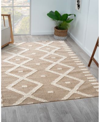 LR Home Geoblend GEOBL-82522 Area Rug, 5' x 7'9"