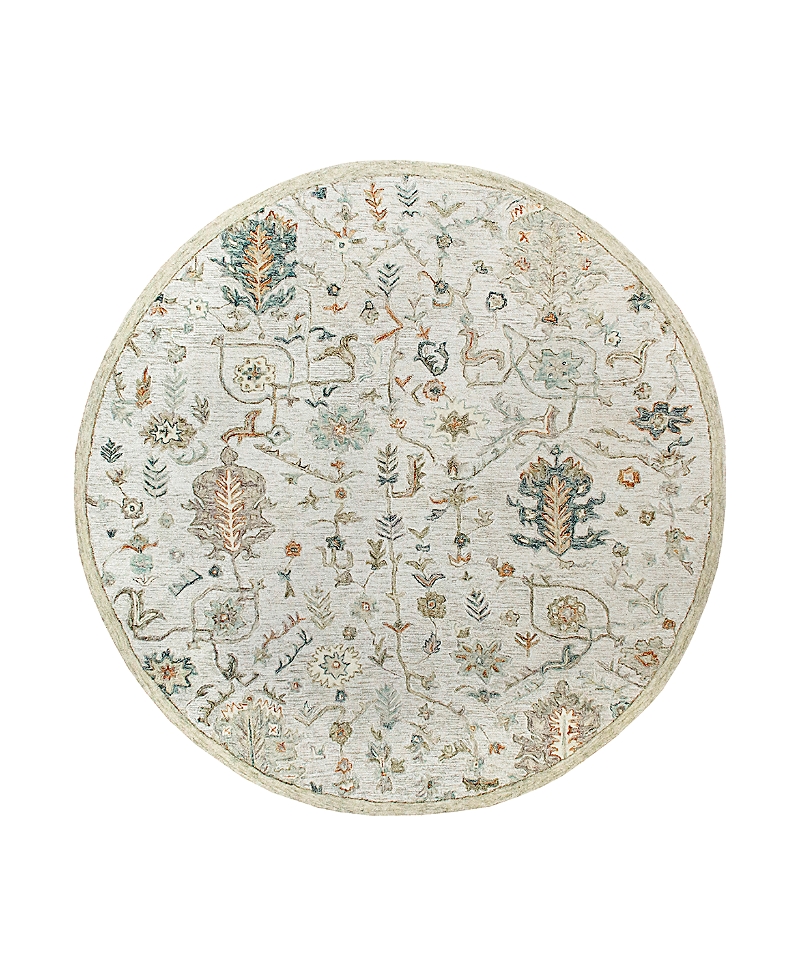 Lr Home Vintage Vinta-81921 Round Area Rug, 8'6 x 8'6
