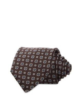 Canali - Silk Classic Floral Diamond Tie