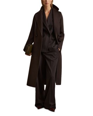 Petites Lucia Long Double Breasted Coat