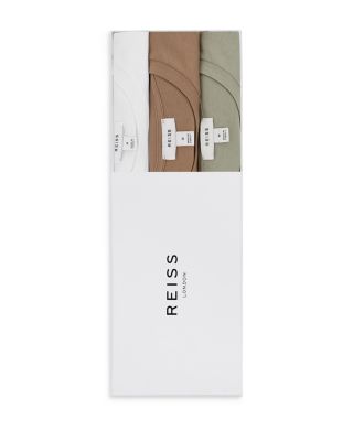 REISS - Bless Slim Fit Crewneck Tees - 3 pack