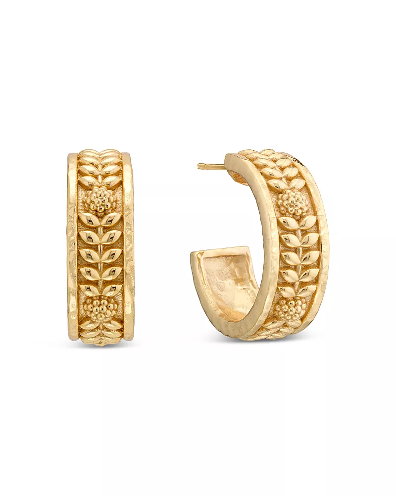 Capucine De Wulf Berry Vine Hoop Earrings