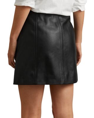 Daria Leather Miniskirt
