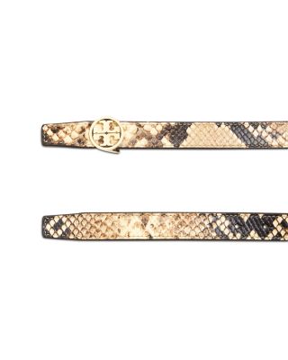Women's Miller Snake Embossed Leather Belt