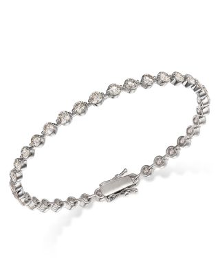 Bloomingdale's Fine Collection - Certified Diamond Tennis Bracelet in 14K White Gold, 7.0 tcw