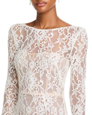 Colette Blanc Lace Gown  