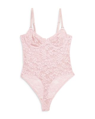 Le Stretch Lace Wireless Bodysuit 