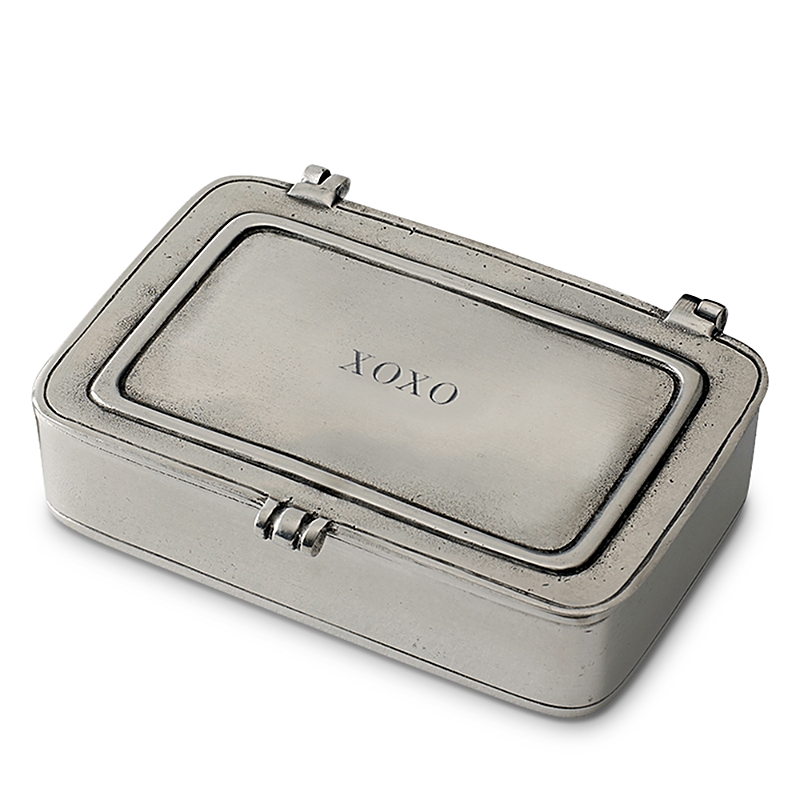 Match Large Xoxo Box In Pewter