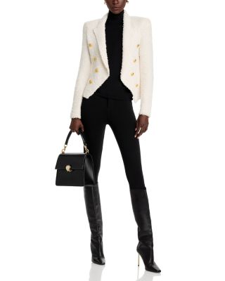 L'AGENCE Bethany Knit Double Breasted Blazer | Bloomingdale's
