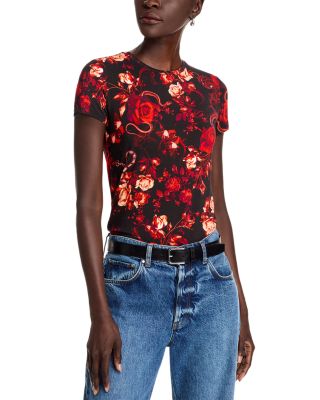 Ressi Baroque Flower Crewneck Tee