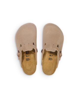 Unisex Boston Kid Suede Leather Clogs - Toddler, Little Kid